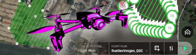 Plan de vol et photogrammétrie avec ANAFI + QGC